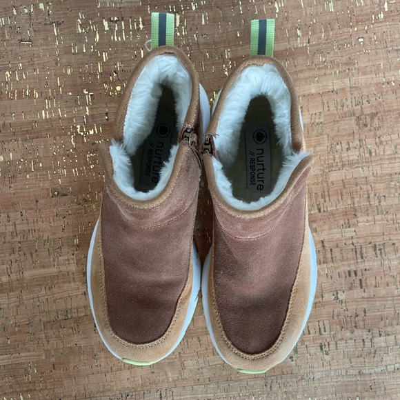 Nurture Response Sneaker Boots Brown Suede 8 - Picture 5 of 8